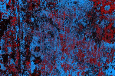 Çizik ve çatlaklarla metal doku