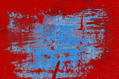 kırmızı, mavi ve siyah grunge duvar dokusu arkaplanı