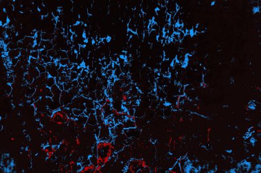 Çizik ve çatlaklarla metal doku