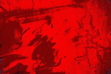 Neon kırmızı ve mavi renkli grunge duvar dokusu arkaplanı