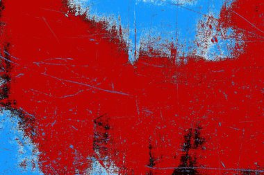 Çizik ve çatlaklarla metal doku