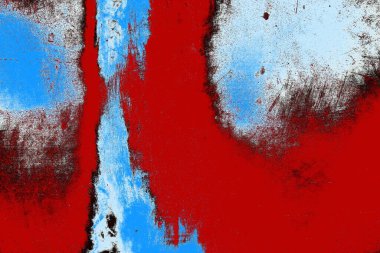 Çizik ve çatlaklarla metal doku