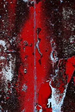 Dökülen boya paslı metal dokusu