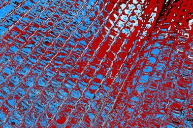 kırmızı, mavi ve siyah grunge duvar dokusu arkaplanı 