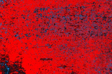 Kırmızı ve mavi renkli grunge duvar dokusu arkaplanı