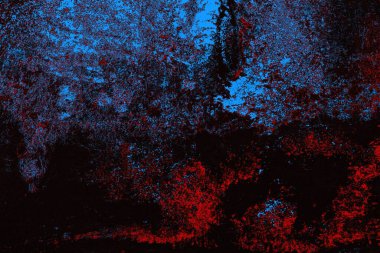 Çizik ve çatlaklarla metal doku