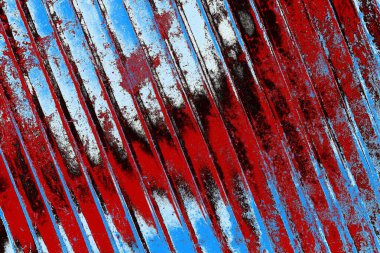 Çizik ve çatlaklarla metal doku