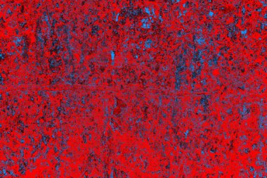 Kırmızı ve mavi renkli grunge duvar dokusu arkaplanı
