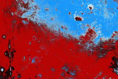 Çizik ve çatlaklarla metal doku