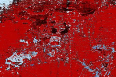 Çizik ve çatlaklarla metal doku