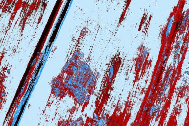 Çizik ve çatlaklarla metal doku