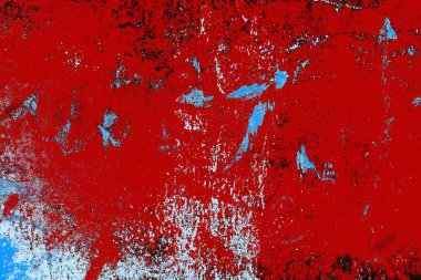 Duvar dokusu arkaplanı eski boyayla soyulmuş 