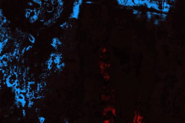 Koyu renkli ses, arka planda çatlaklar olan grunge duvar dokusu