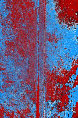 Çizik ve çatlaklarla metal doku