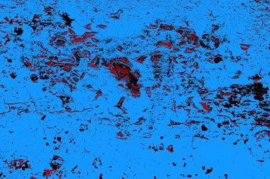 Çizik ve çatlaklarla metal doku