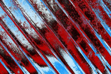 Çizik ve çatlaklarla metal doku