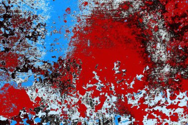 Çizik ve çatlaklarla metal doku