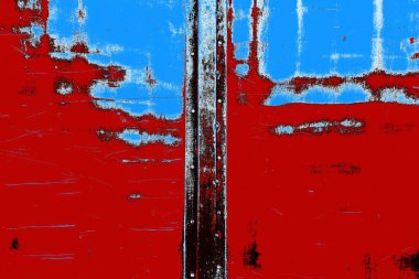 Çizik ve çatlaklarla metal doku