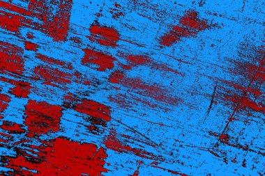 Çizik ve çatlaklarla metal doku