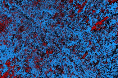 Çizik ve çatlaklarla metal doku