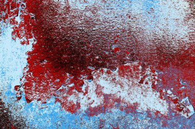 Çizik ve çatlaklarla metal doku