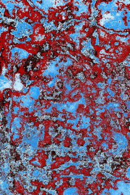 Duvar dokusu arkaplanı eski boyayla soyulmuş 