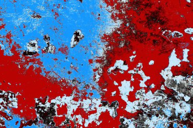 Çizik ve çatlaklarla metal doku