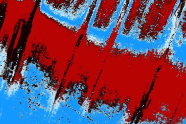 Çizik ve çatlaklarla metal doku