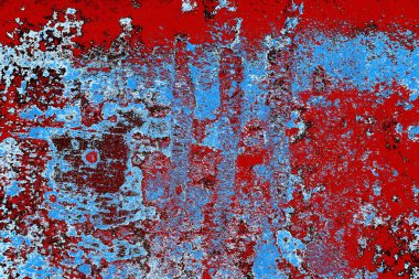 Duvar dokusu arkaplanı eski boyayla soyulmuş 