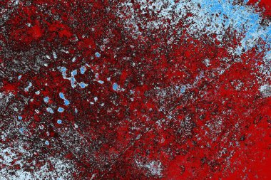 Çizik ve çatlaklarla metal doku