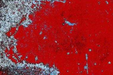 Duvar dokusu arkaplanı eski boyayla soyulmuş 