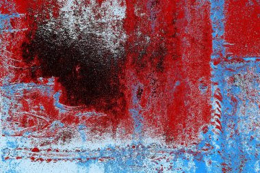 Çizik ve çatlaklarla metal doku