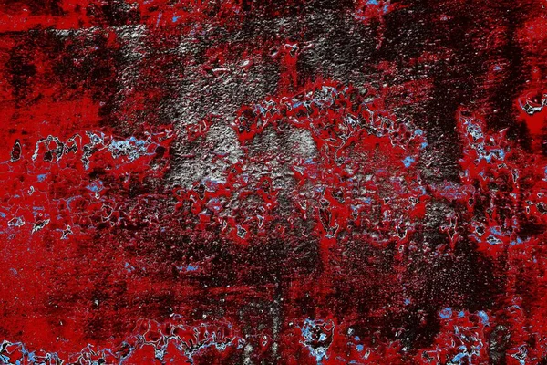 Dökülen boya paslı metal dokusu