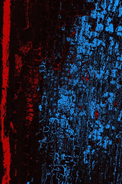 Koyu renkli ses, çatlak ve arkaplanı su sıçratan grunge duvar dokusu