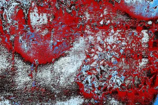 Dökülen boya paslı metal dokusu