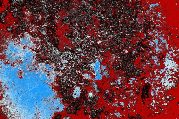 Çizik ve çatlaklarla metal doku