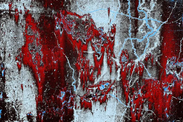 Dökülen boya paslı metal dokusu