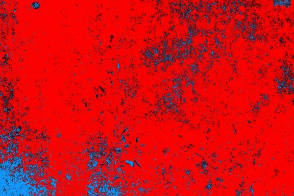 Neon kırmızı ve mavi renkli grunge duvar dokusu arkaplanı