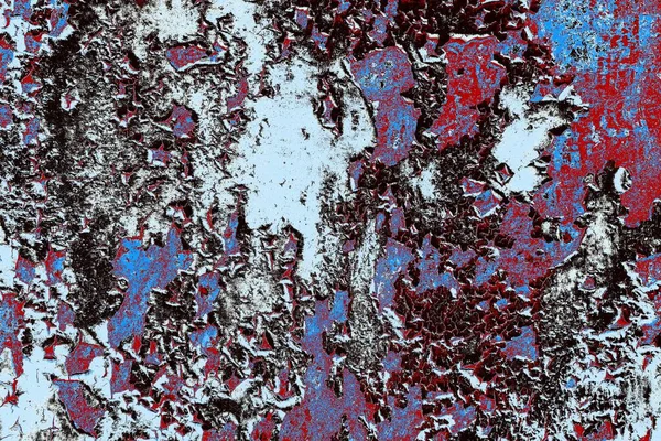 Dökülen boya paslı metal dokusu