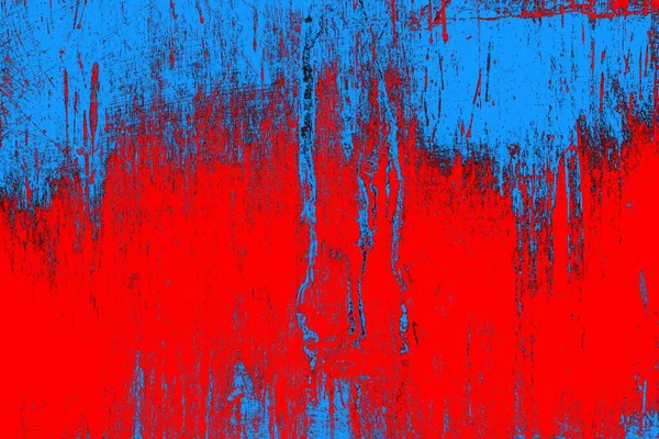 Neon kırmızı ve mavi renkli grunge duvar dokusu arkaplanı