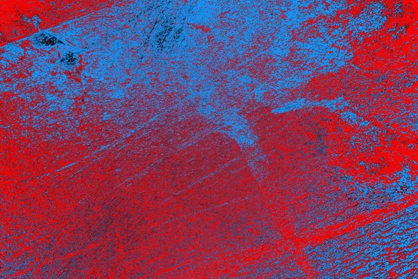 Neon kırmızı ve mavi renkli grunge duvar dokusu arkaplanı