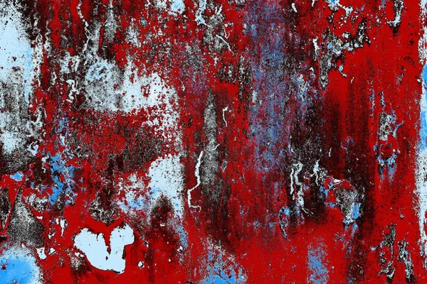 Dökülen boya paslı metal dokusu