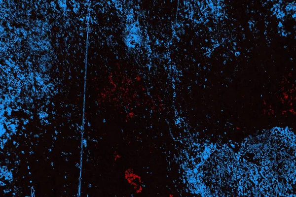 Koyu renkli ses, arka planda çatlaklar olan grunge duvar dokusu