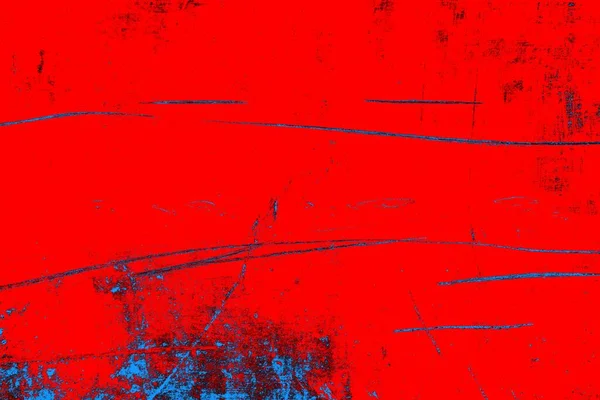 Neon kırmızı ve mavi renkli grunge duvar dokusu arkaplanı