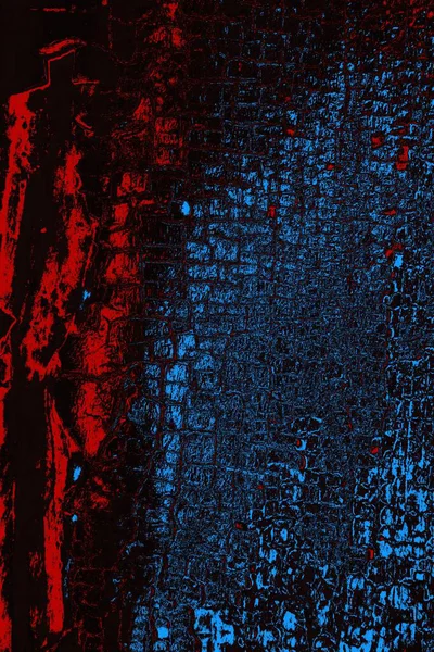 Koyu renkli ses, çatlak ve arkaplanı su sıçratan grunge duvar dokusu