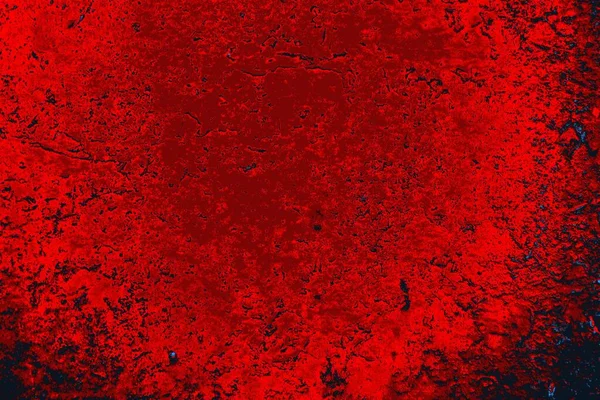 Kırmızı ve mavi renkli grungy duvar, desenli arka plan