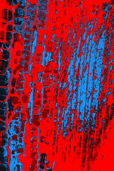 Kırmızı ve mavi renkli grunge duvar dokusu arkaplanı