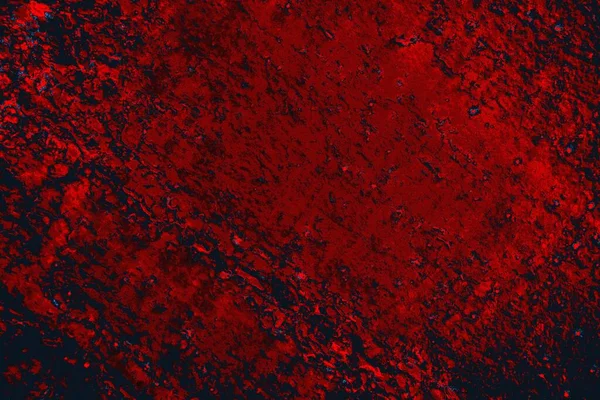 Kırmızı ve mavi renkli grungy duvar, desenli arka plan