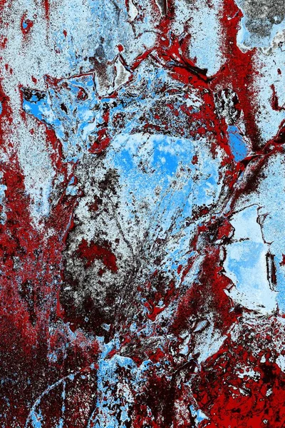 Dökülen boya paslı metal dokusu