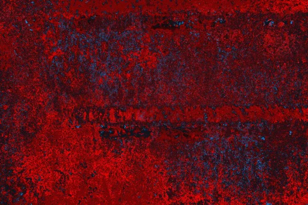 Parlak kırmızı ve mavi renkli grunge duvar dokusu arkaplanı